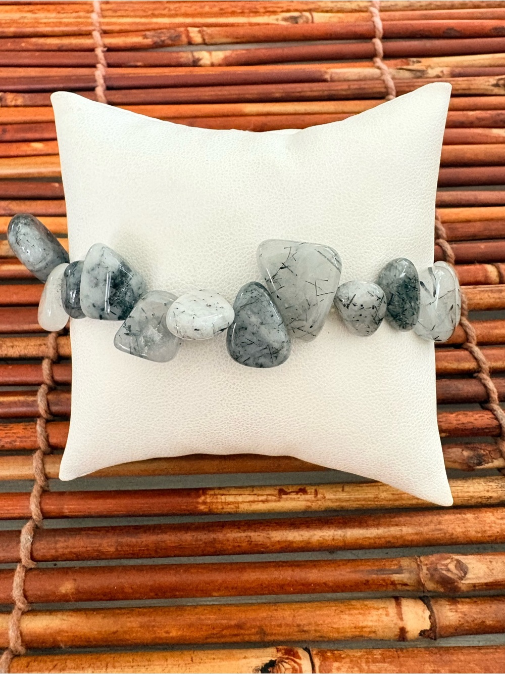 Gray Quartz Chip Bracelet - Women Jewelry